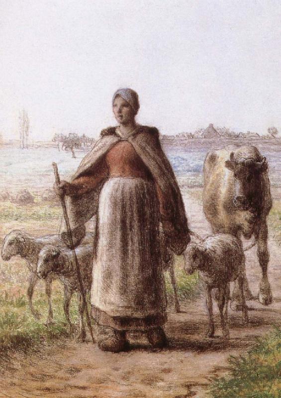 Jean Francois Millet A coulp of peasant Germany oil painting art